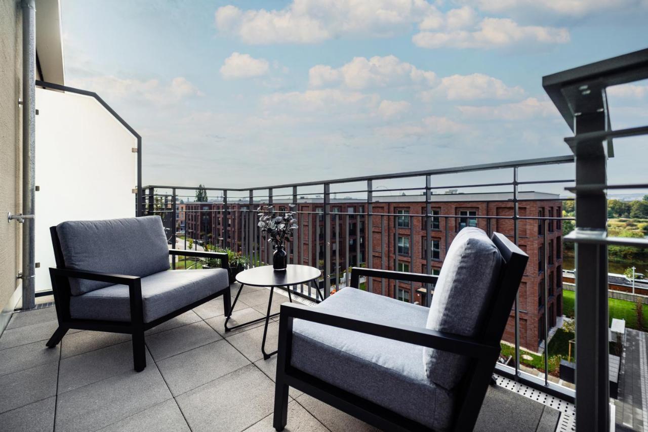 Nk Apartments - Hafencity Dresden Mit Elbblick - Modern & Zentral Екстериор снимка